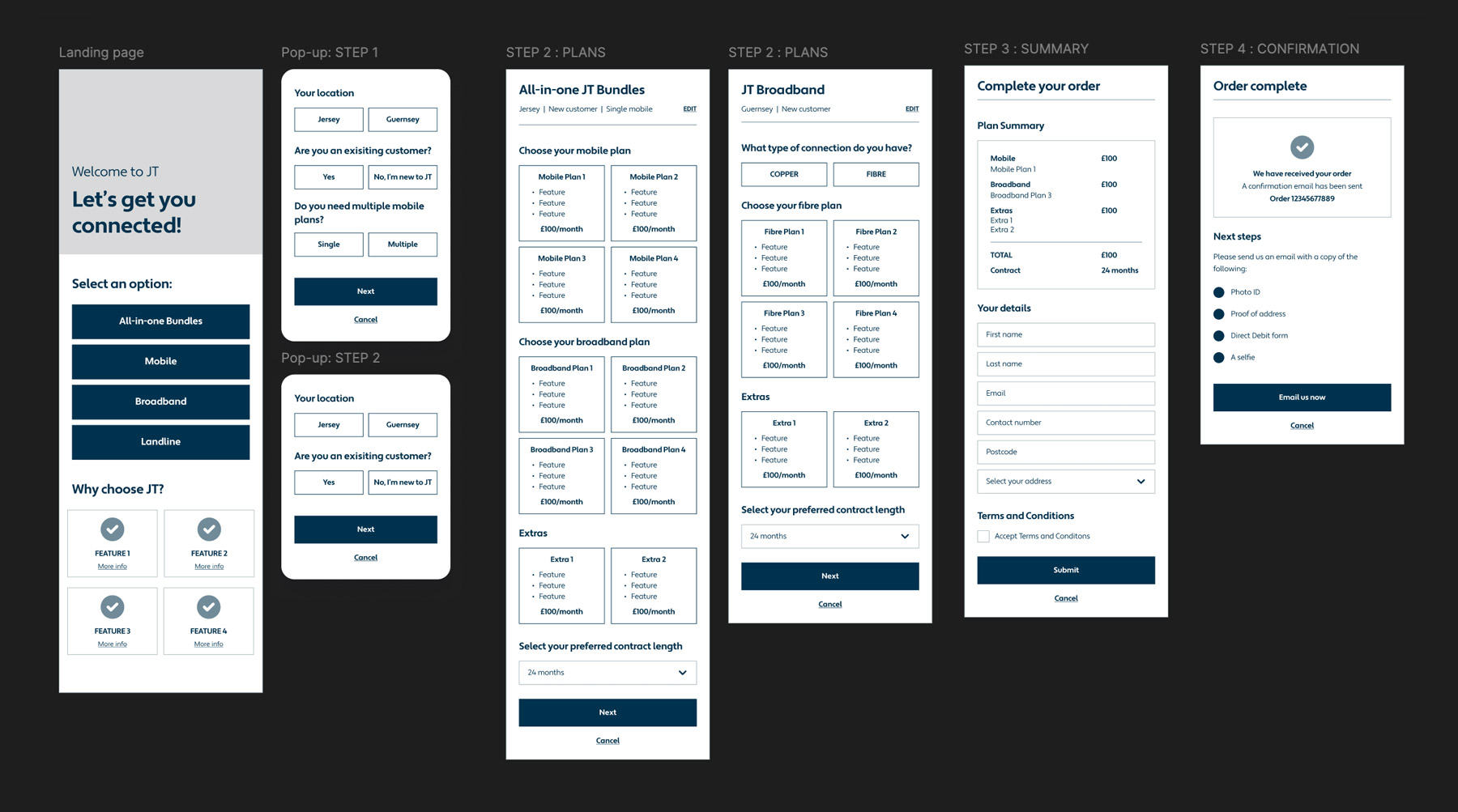 plans-wireframes JT Plans - wireframes